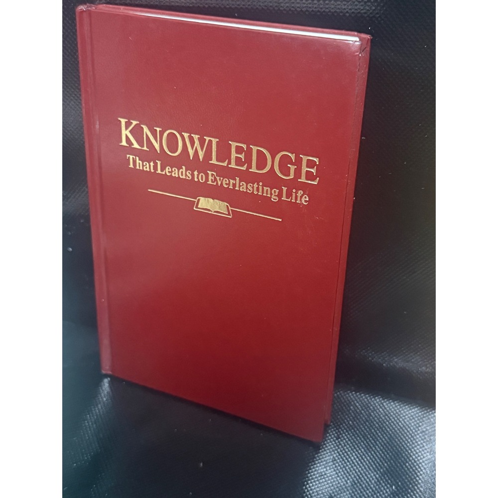 Knowledge That Leads to Everlasting Life Red Hardcover Religious Study Book